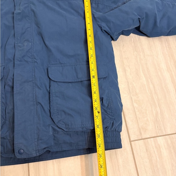 Vintage LL Bean Jacket Men's Navy Blue Quilt Lined 0 BNJ4 size M - Picture 9 of 10